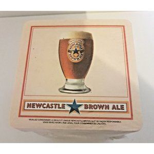 NEWCASTLE Brown Ale Beer Coasters Lot of 100 NEW French Funny Text RARE